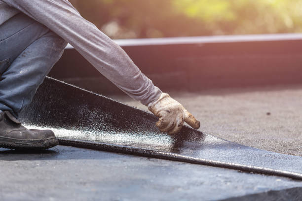 Professional Emergency Waterproofing technician working in Highland, OH